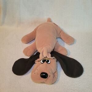 Pound Puppies Tonka 1985 Brown Dog Stuffed Plush Toy Vintage